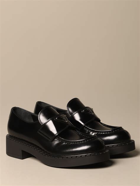 prada loafers slip on|prada loafers.